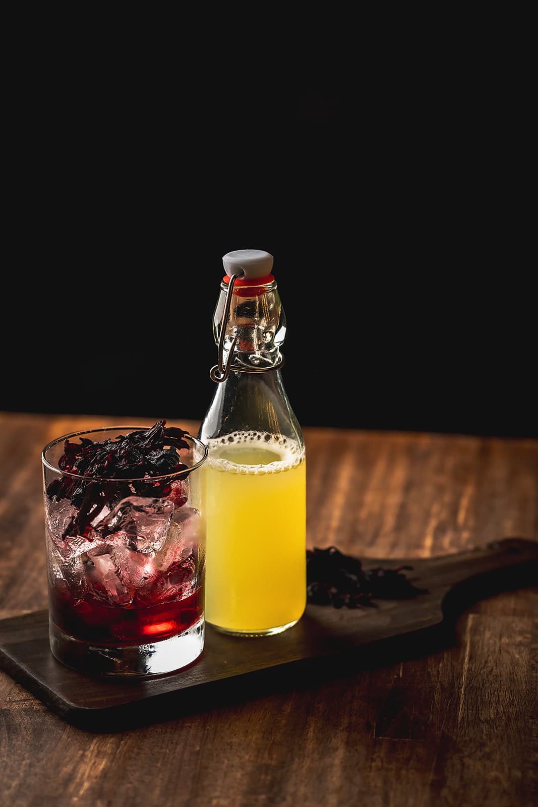 Agavero cocktail with bright citrus mixers